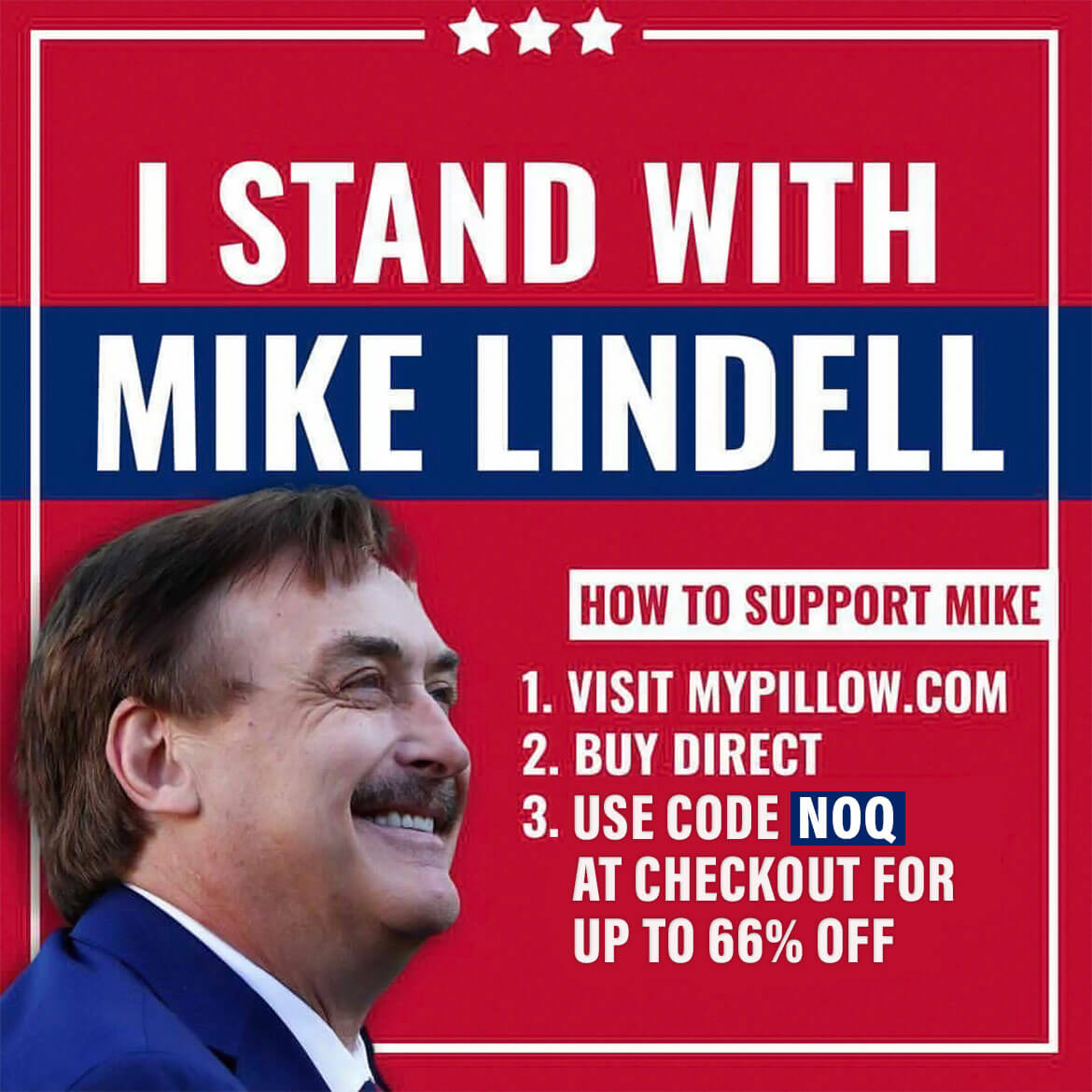 MyPillow I Stand with Mike Lindell